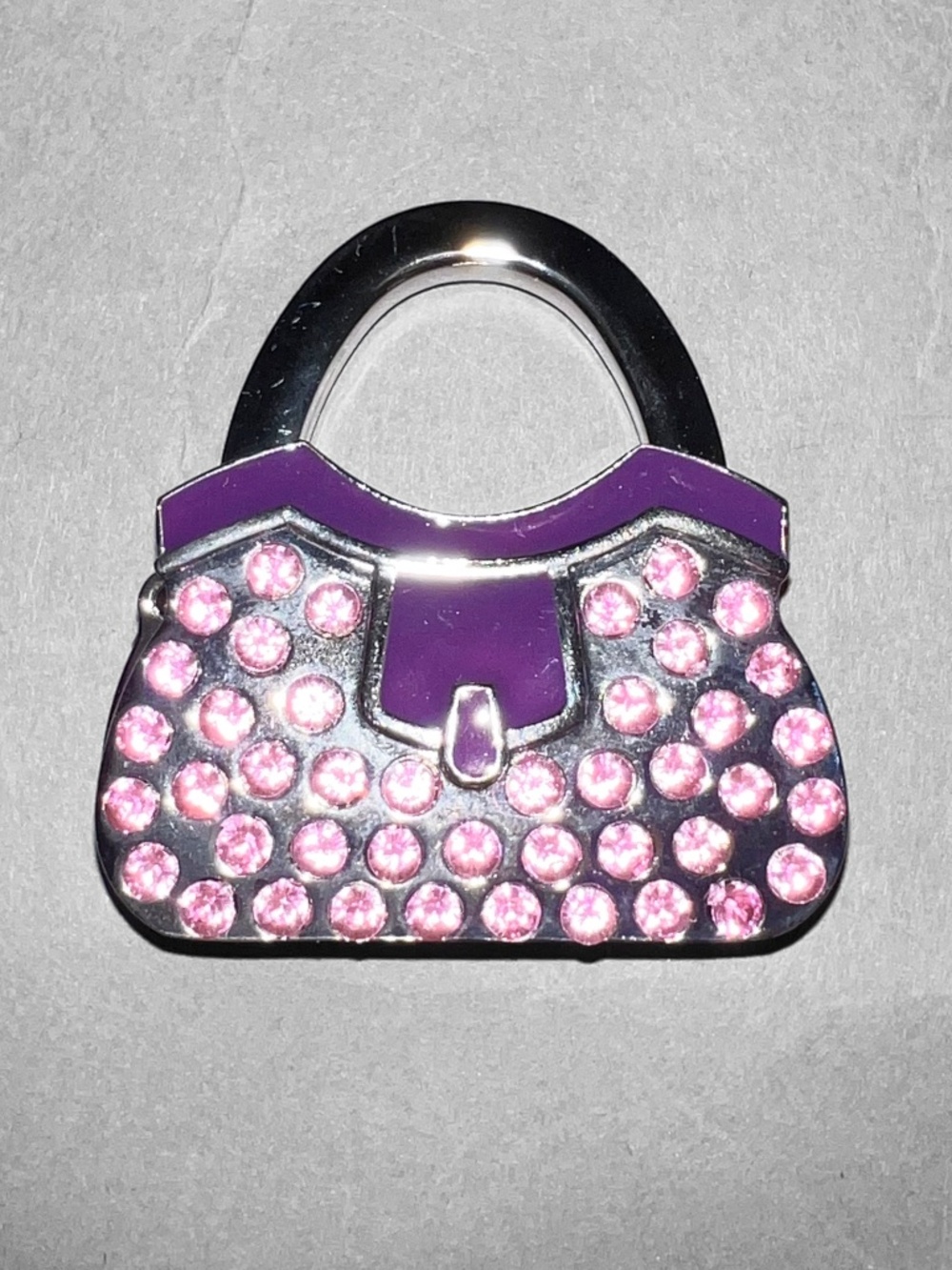 Pink Purse Handbag Table Hanger